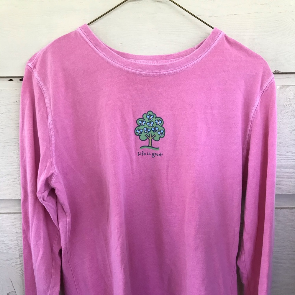 Vintage long-sleeve Life Is Good shirt!